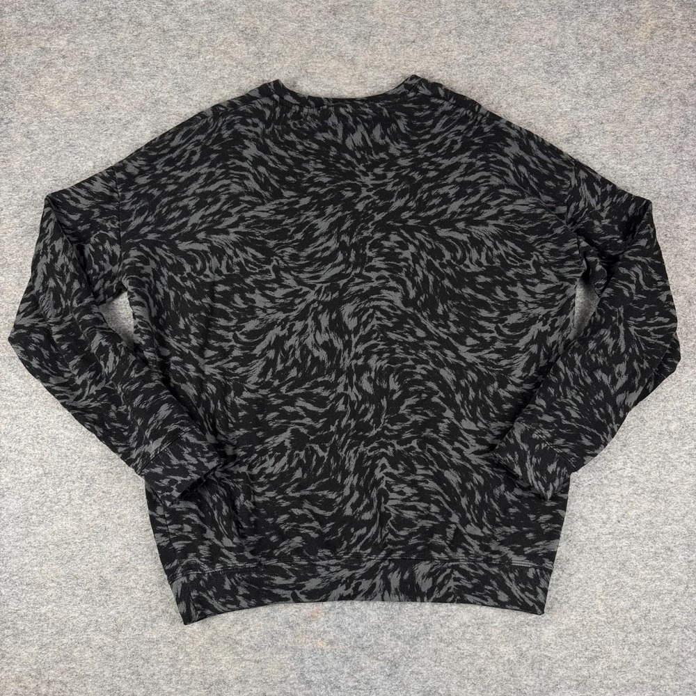 Athleta Balance Sweatshirt Animal Print Black Wmens‎ Small S - Picture 7 of 10